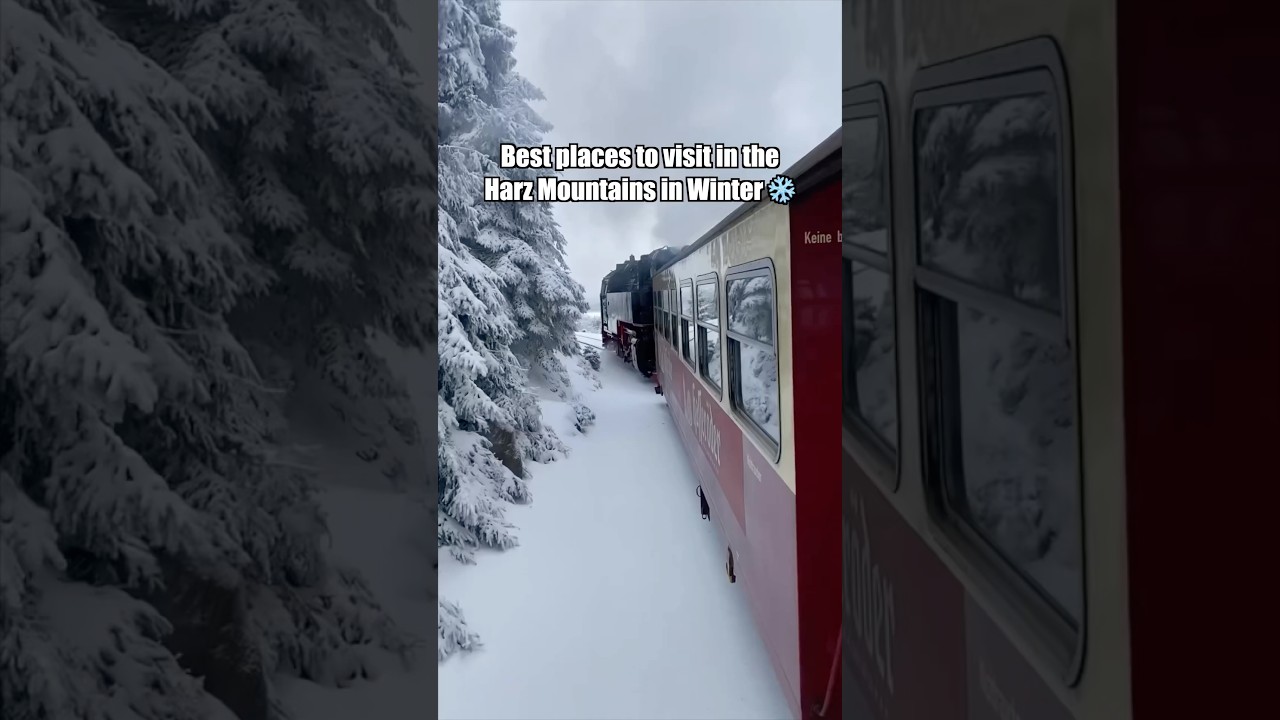 The best places to visit in the Harz Mountains in Winter ❄️ #harz #snow #winter #germany #travel