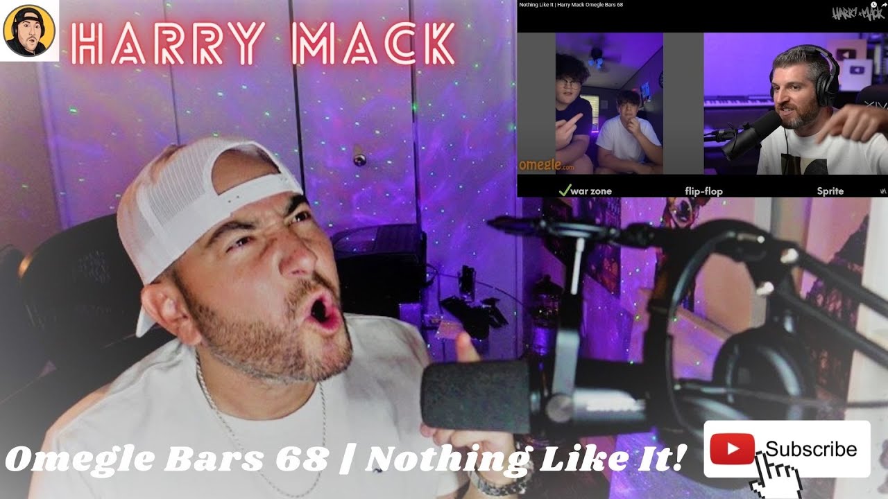 Harry Mack- Omegle Bars 68| Nothing Like it - First Time Hearing - REACTION!