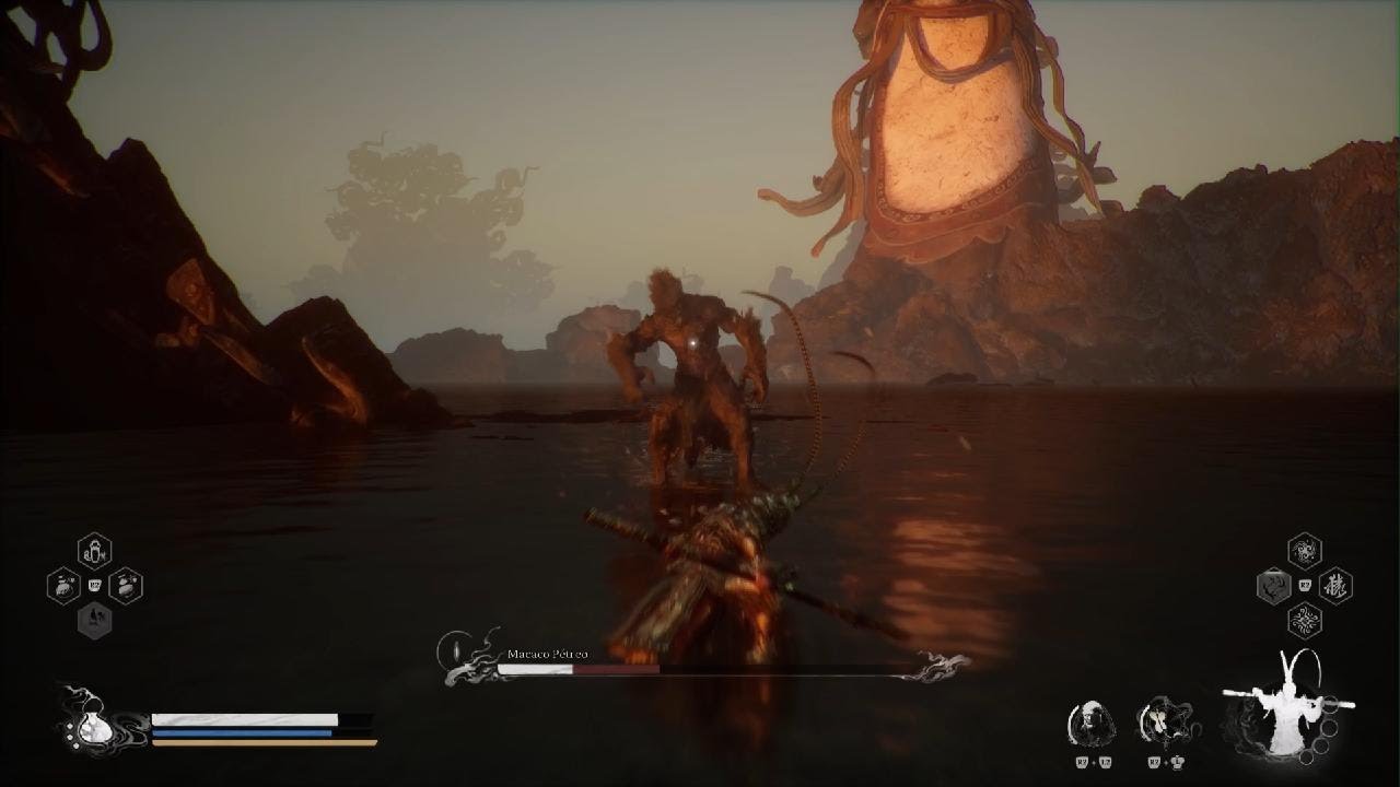 Black Myth: Wukong_Macaco Pétreo