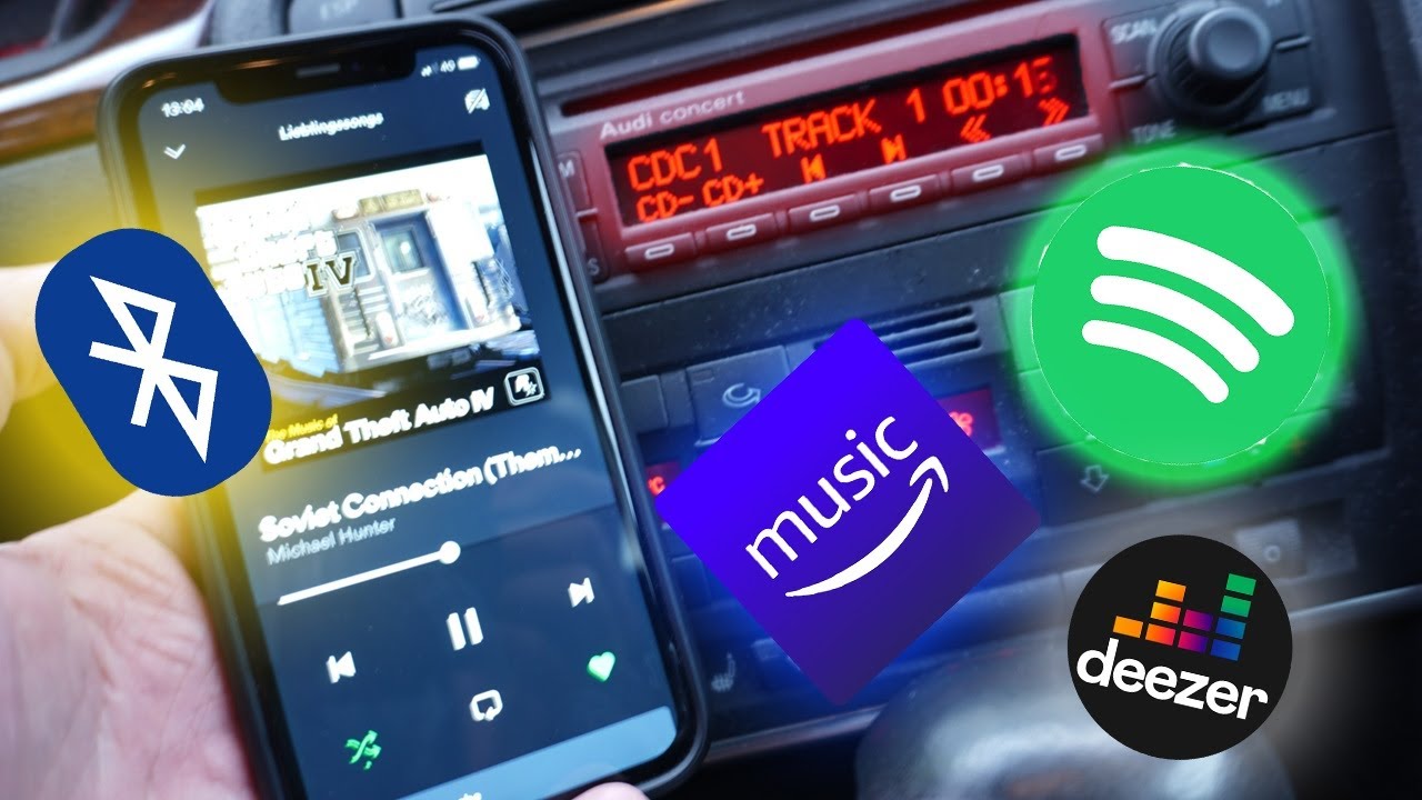 Audi Concert 2 auf Bluetooth umbauen! | VAG - Audi Seat Skoda VW | Dension Gateway 300 | BlueMusic