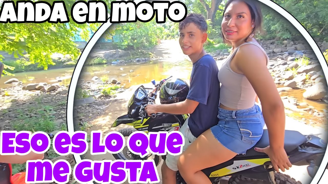 Michi El Suelo De Eya Es andar En Moto😍Llegamos al Rio👌