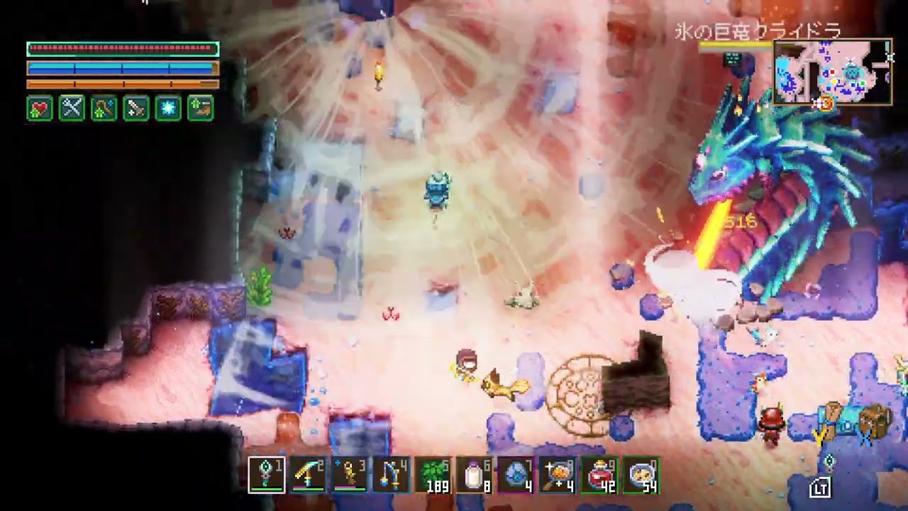 コアキーパー　クライドラと戦うだけ