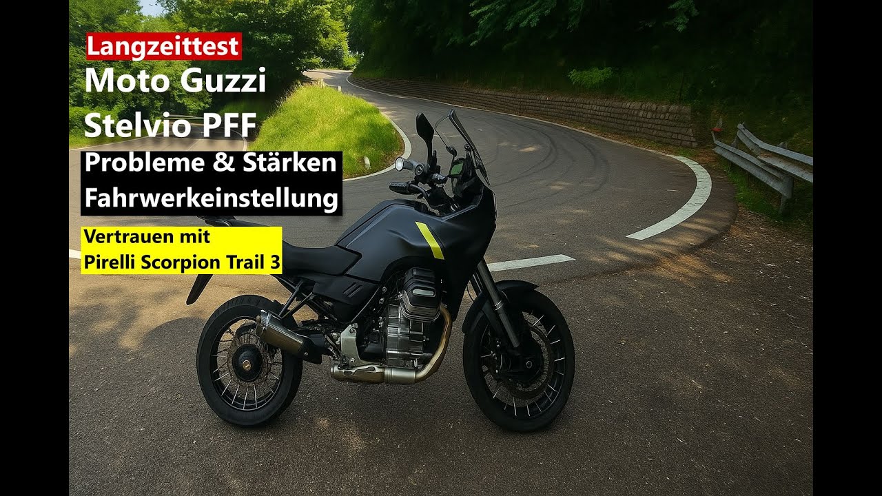 Moto Guzzi Stelvio PFF im Langzeittest – Fahrwerk Probleme, Stärken & Vertrauen mit Scorpion Trail 3