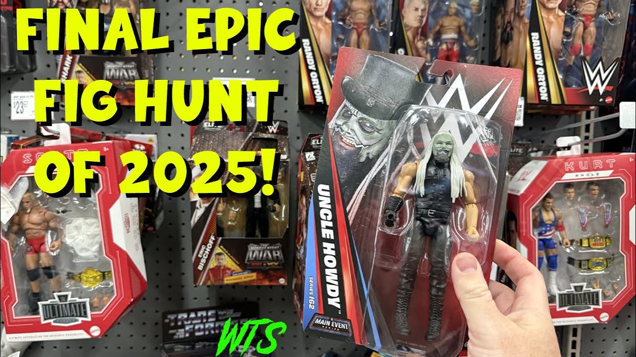 INSANE FINAL WWE TOY HUNT OF 2025! WAL-MART, BOOK-OFF, TARGET!