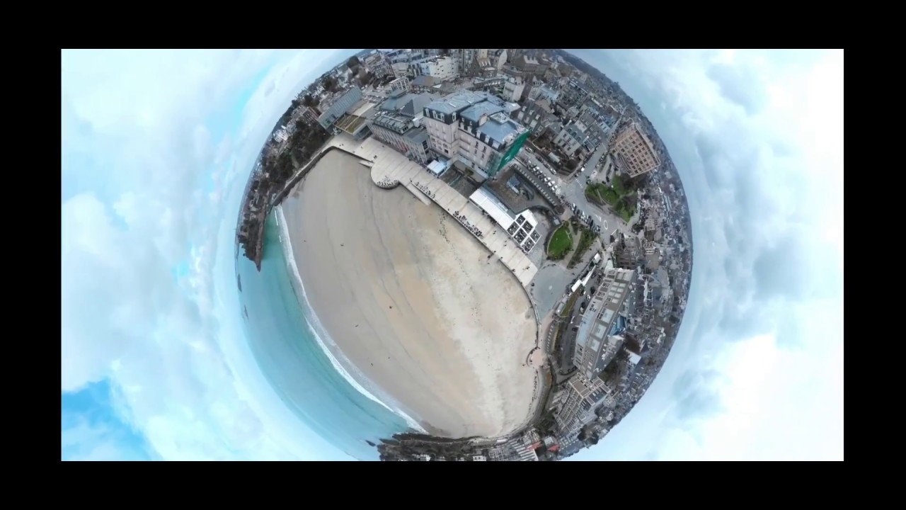 Dinard, Bretagne, France - Drone footage with DJI Mavic Air in 2.7K / 50fps