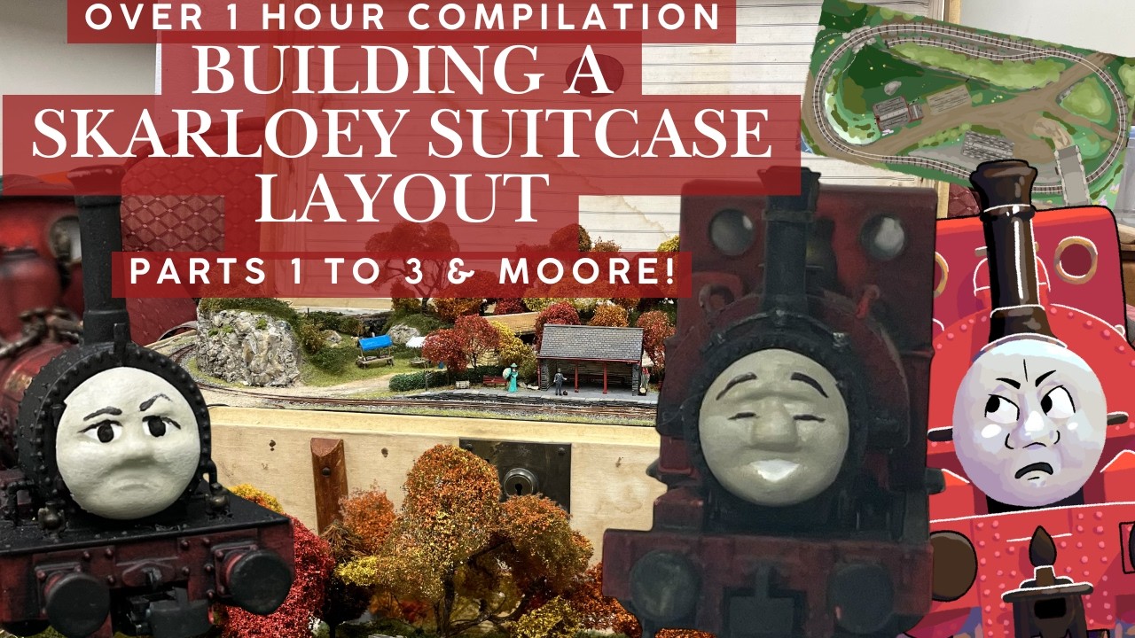 Skarloey Layout in Suitcase Compilation - Over 1 hour! (1 Year of Youtube)