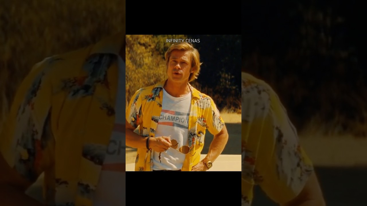 Ele furou o pneu do carro dele olha o que aconteceu Parte 1 #bradpitt #eraumavez #shortvideo#filmes