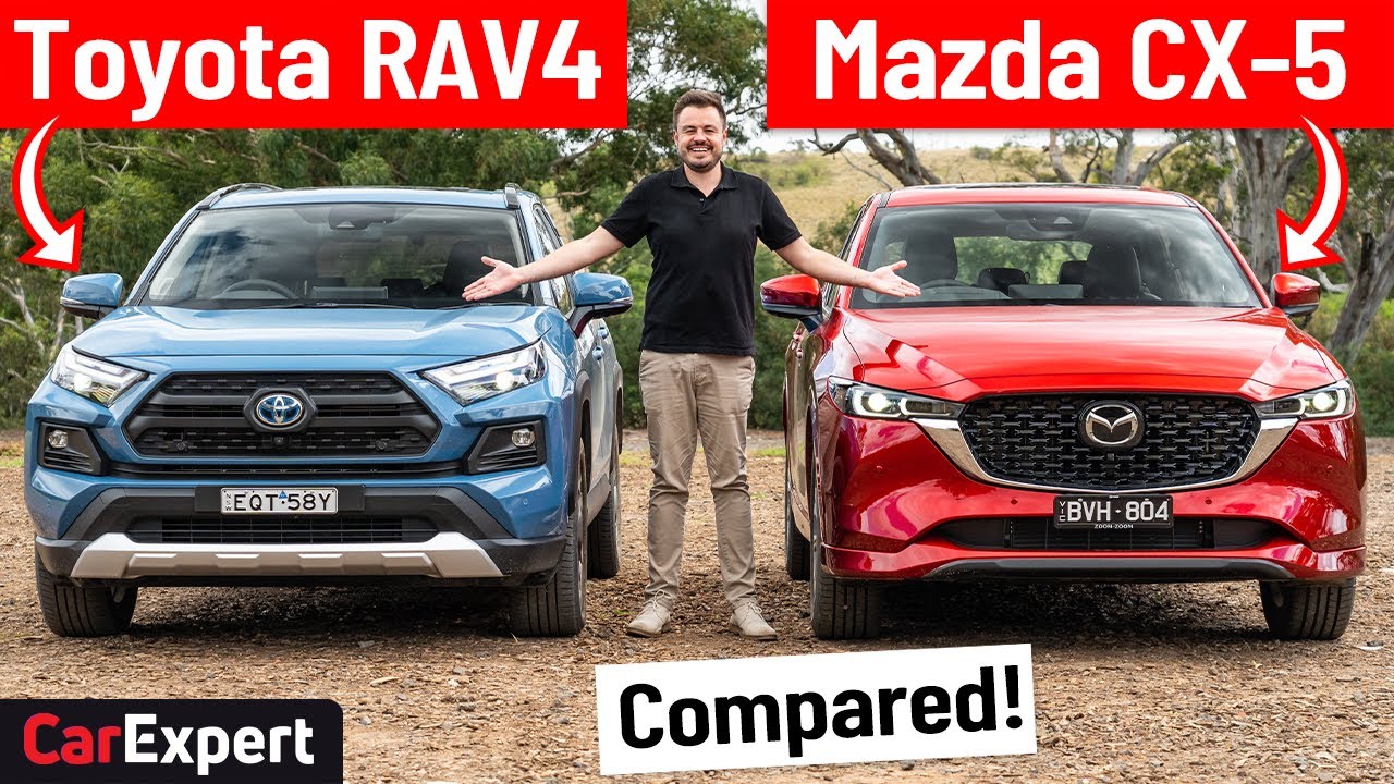 Сравнение гибридного RAV4 2022 года и турбонаддува CX-5 (включая разгон от 0 до 100 миль/ч). Смож...