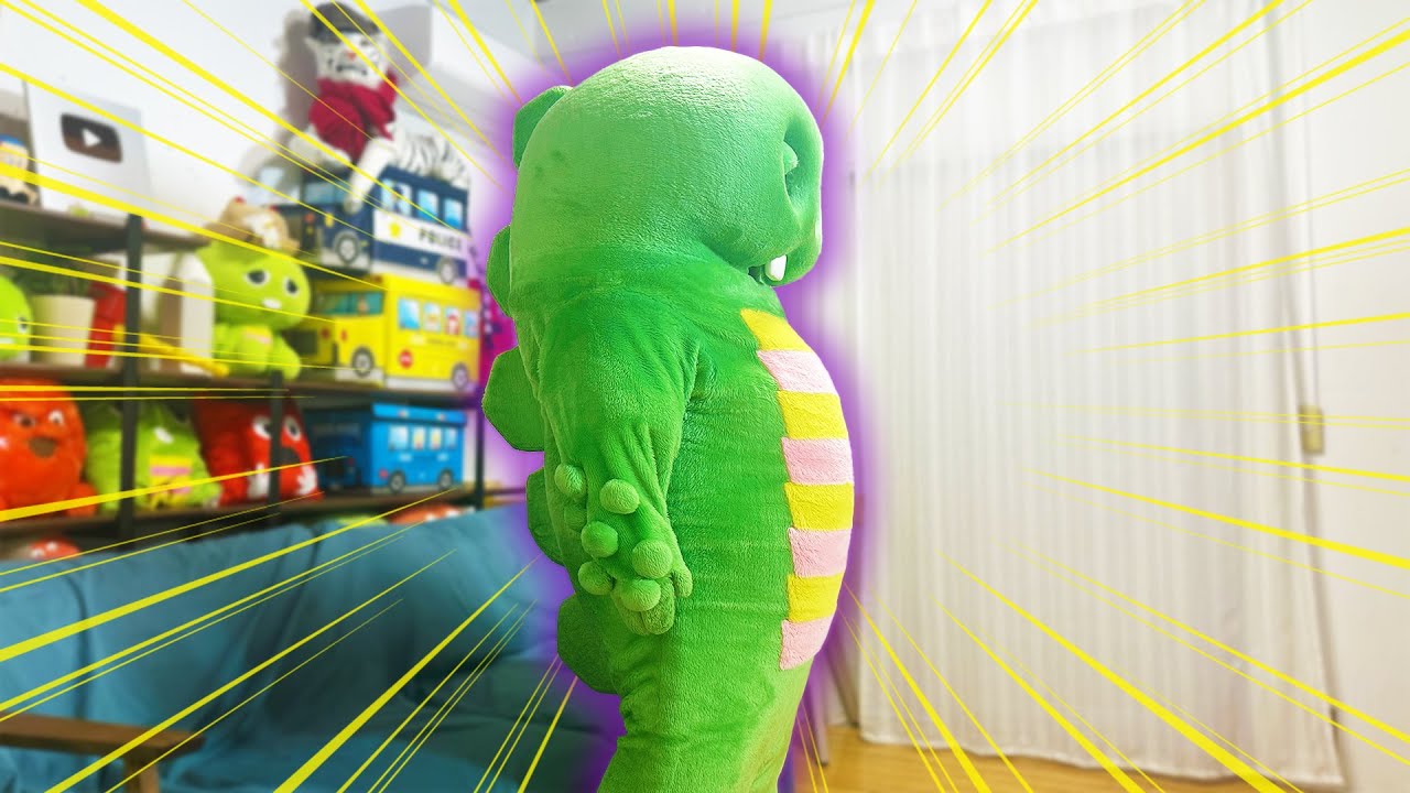 ガチャピンがまたふとってしまいました。