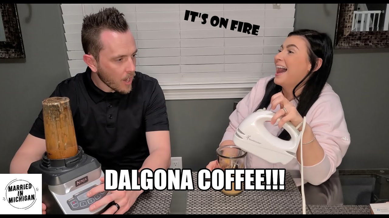 MAKING DALGONA COFFEE | TIK TOK COFFEE RECIPE