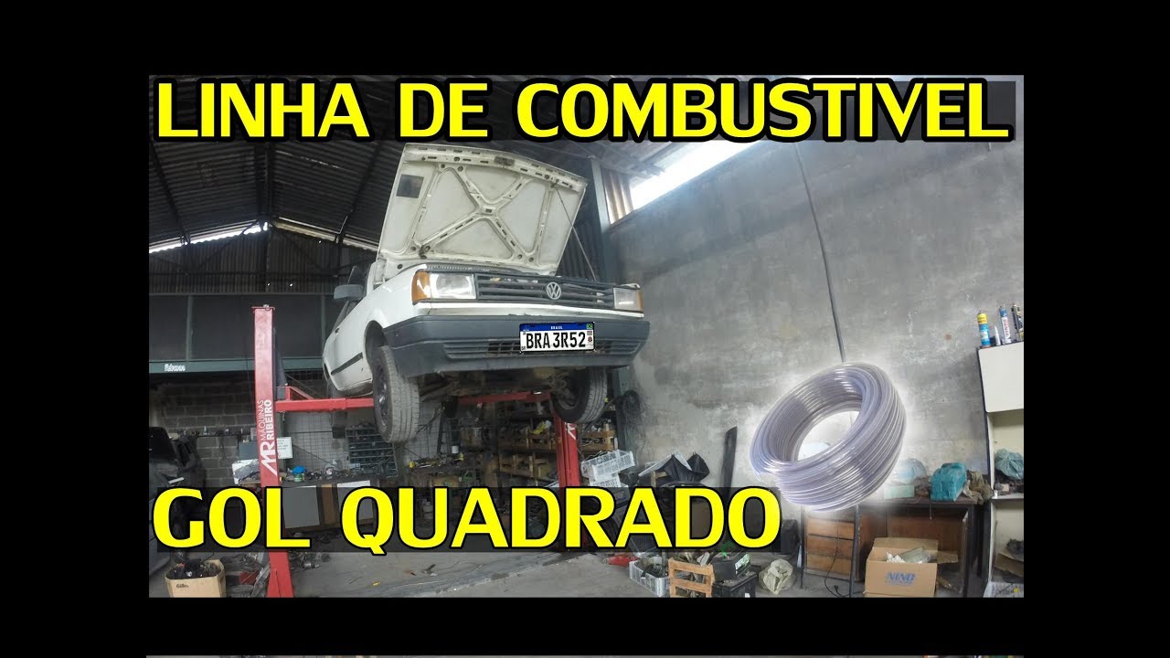 FAZENDO LINHA DE COMBUSTÍVEL - GOL QUADRADO