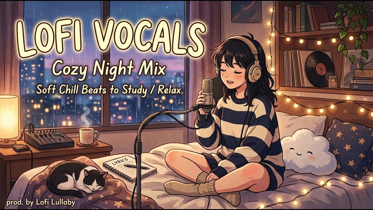 DREAMY LOFI VOCALS 💭 RAINY CITY VIBES | SAD LOFI HIP HOP MIX