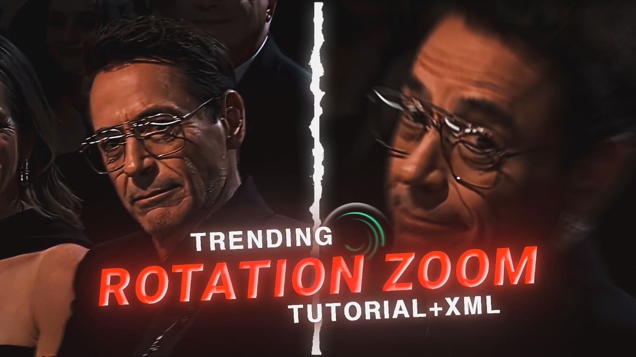 Эффект быстрого вращения и масштабирования в Alight Motion 🔥 | Полный урок + бесплатный XML