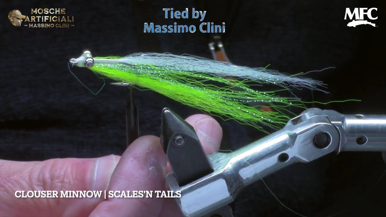 Costruzione Clouser Minnow (MFC Scales'n Tails) | Tutorial Streamer