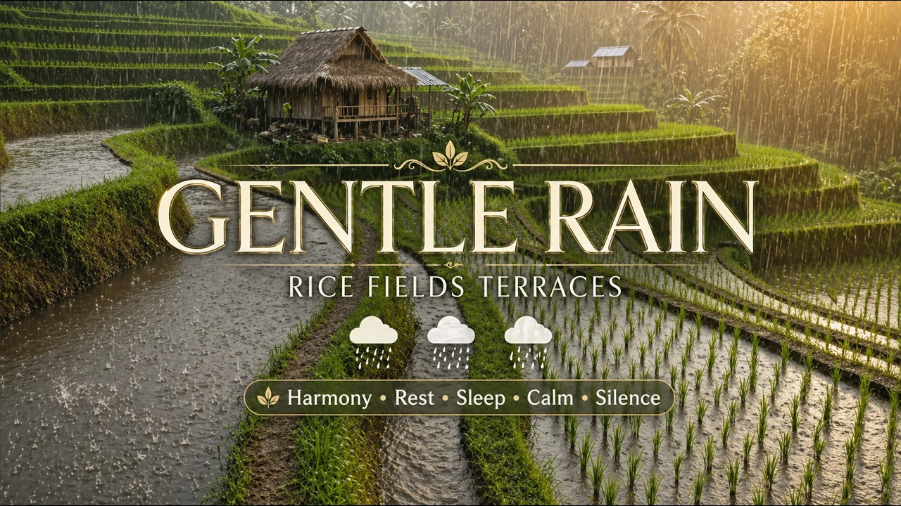 Ultimate Rain & Thunder Mountain House Peaceful Nature Study Music Full Relaxation