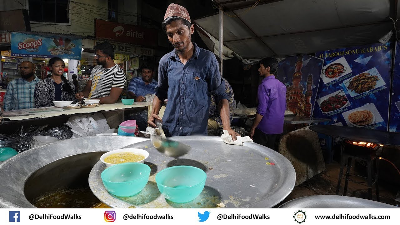BEST Ramzan STREET Food Tour in HYDERABAD - MUST EAT Stone grilled Pathar ka GOSHT (Mutton)