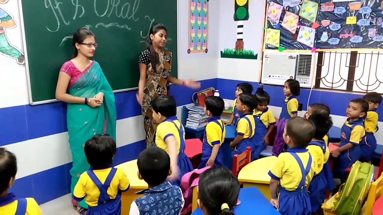 Classroom Lessons At Kids Durgaprasad Vidyaniketan