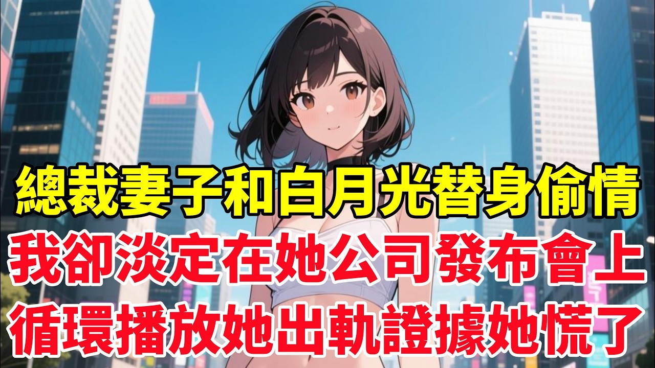 總裁妻子為了白月光替身背叛我，我卻沒有聲張，默默拿出她出軌證據，在公司發佈會上循環播放！#小说推荐 #一口气看完