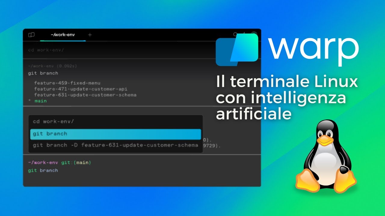 Warp: Il terminale con intelligenza artificiale è su Linux