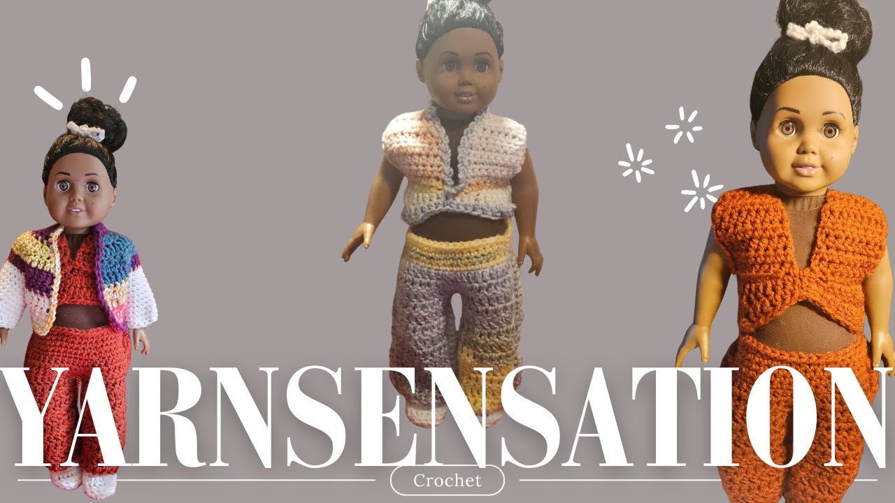 Crochet Doll Pants Tutorial