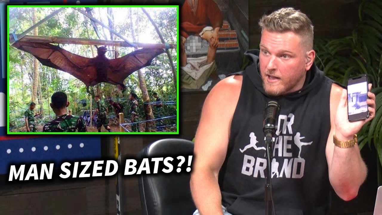 Pat McAfee Reacts To Man Sized Bats From The Philippines