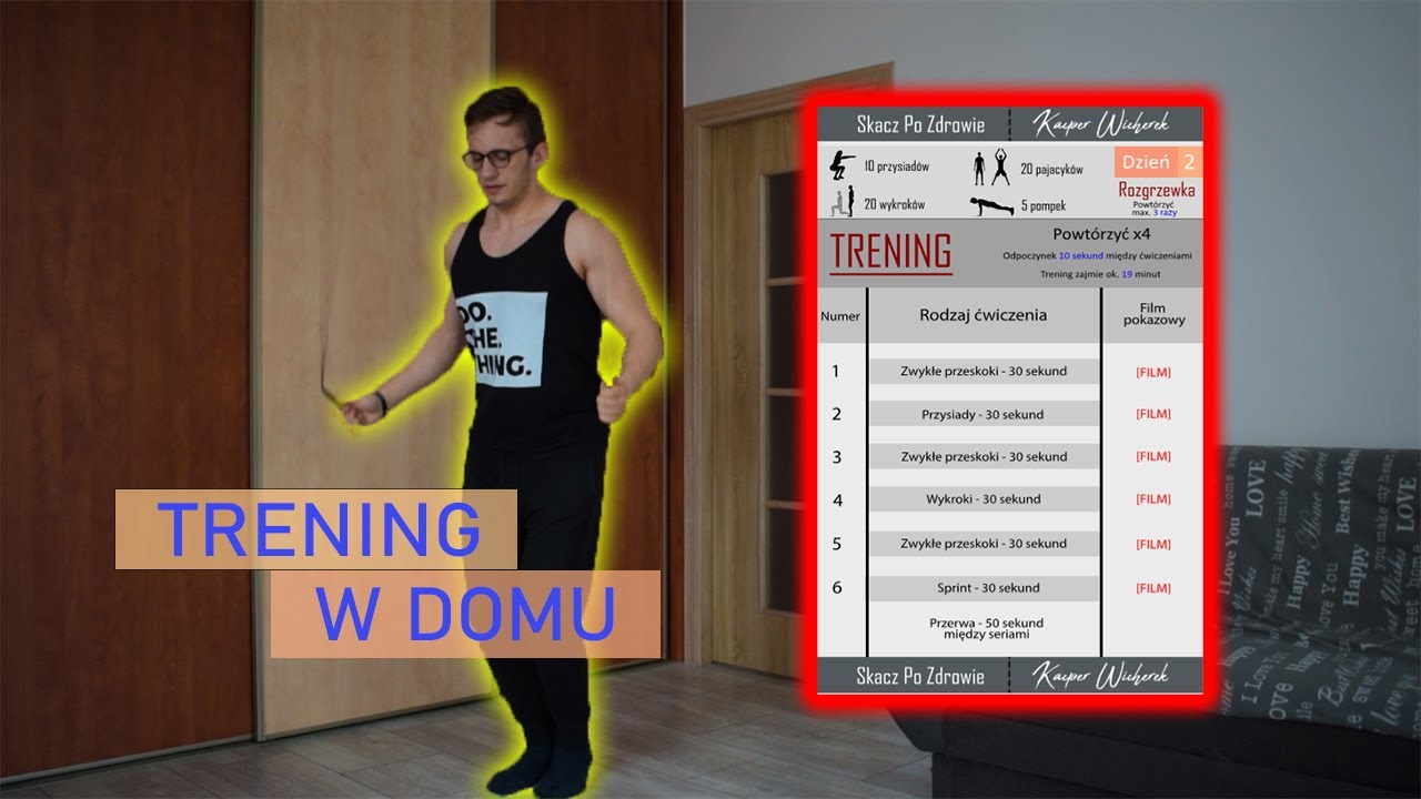 TRENING NA SKAKANCE W DOMU - DZIEŃ 2