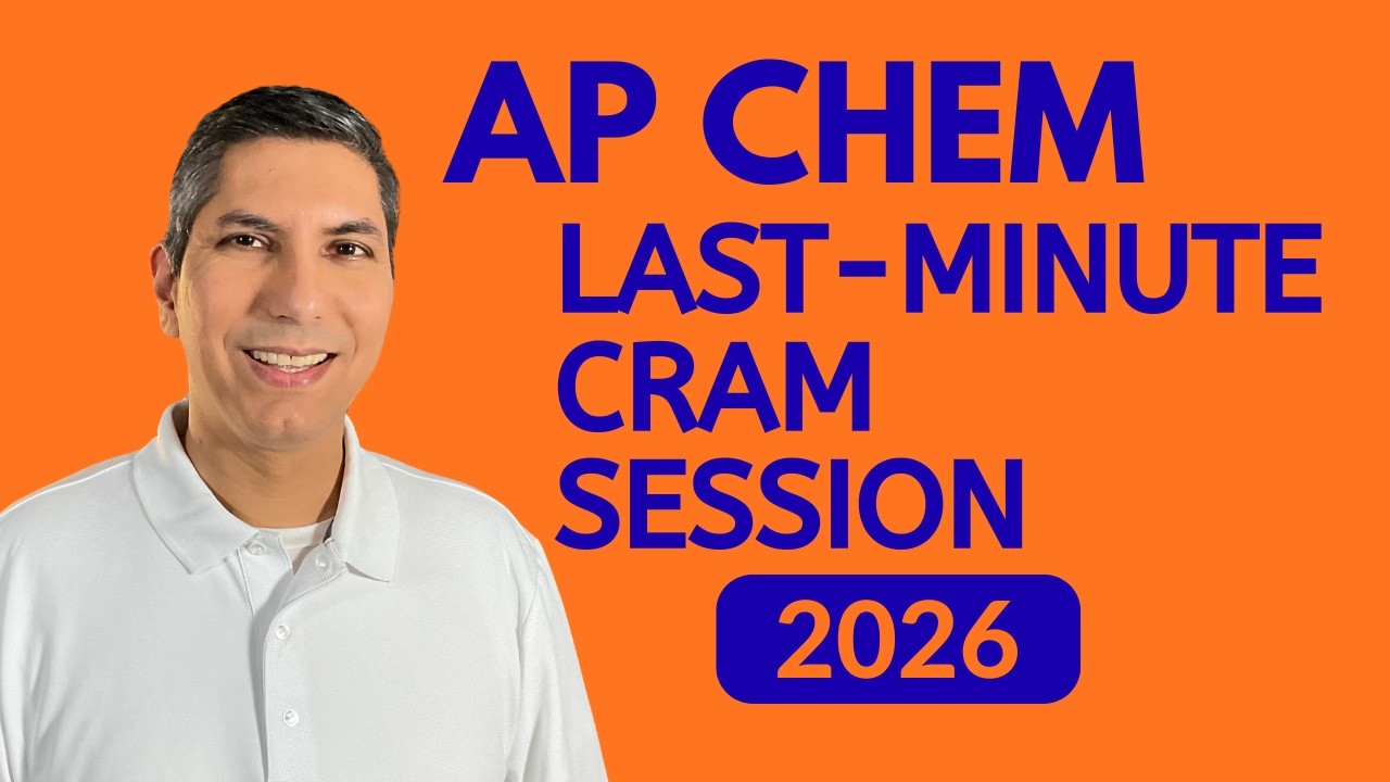 Подготовка к экзамену AP Chemistry Cram Session 2026