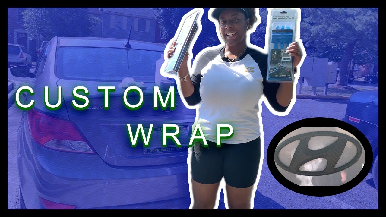 I Wrapped My Emblem In CARBON FIBER VINYL || JAZZYTV