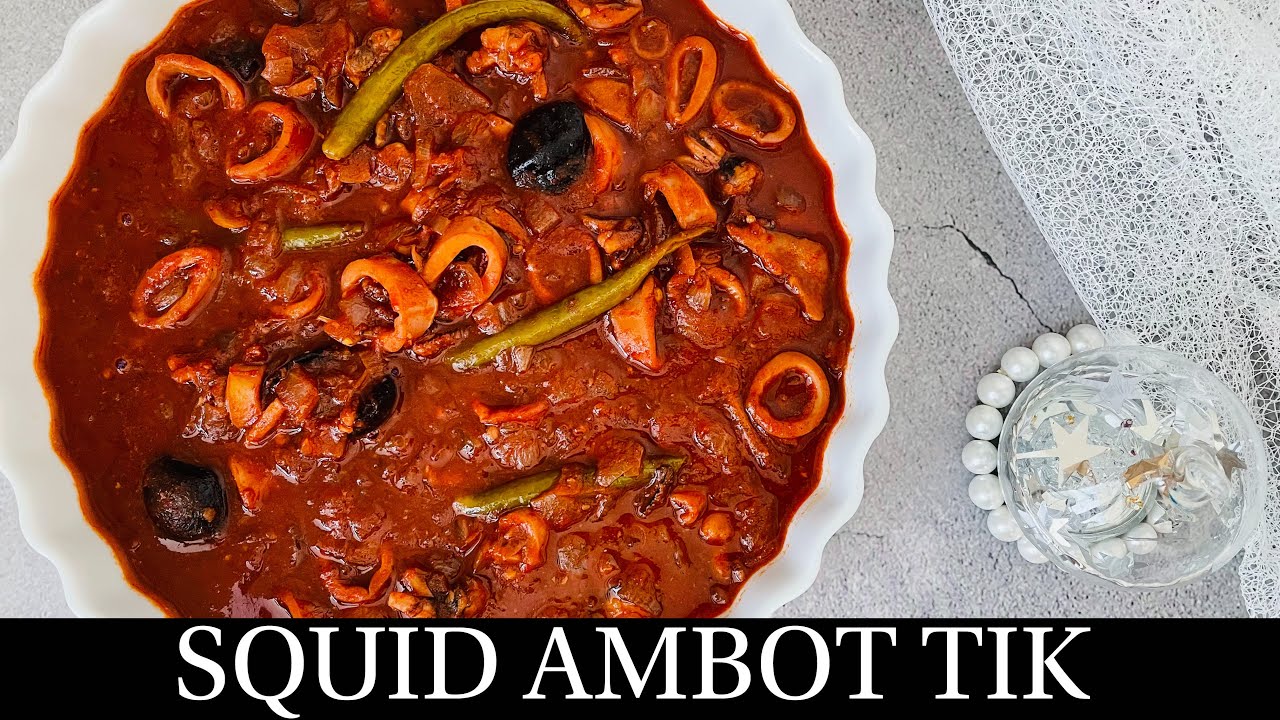 Goan Squid Ambot Tik Recipe |Ambot Tik Masala |Hot & Sour Squid Ambot Tik |Goan recipes- By Natasha