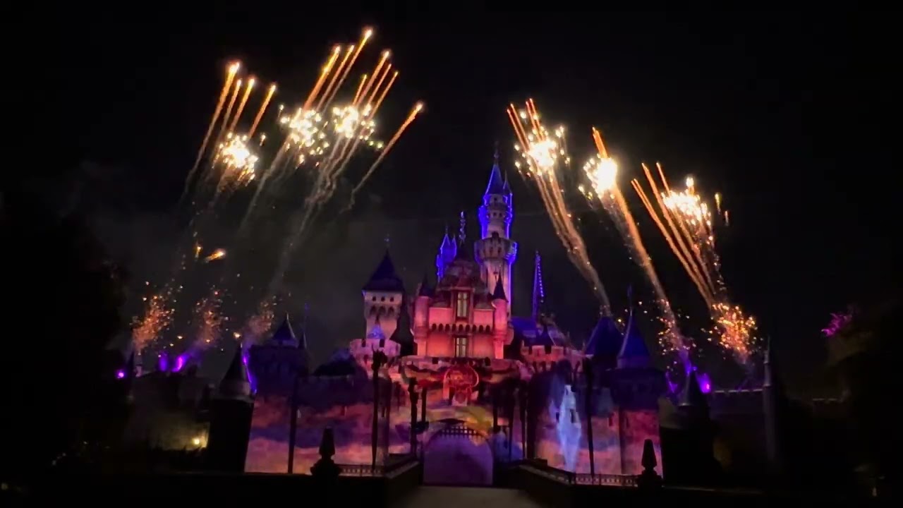 Disneyland’s Wondrous Journey with Fireworks taken with iPhone in 4k