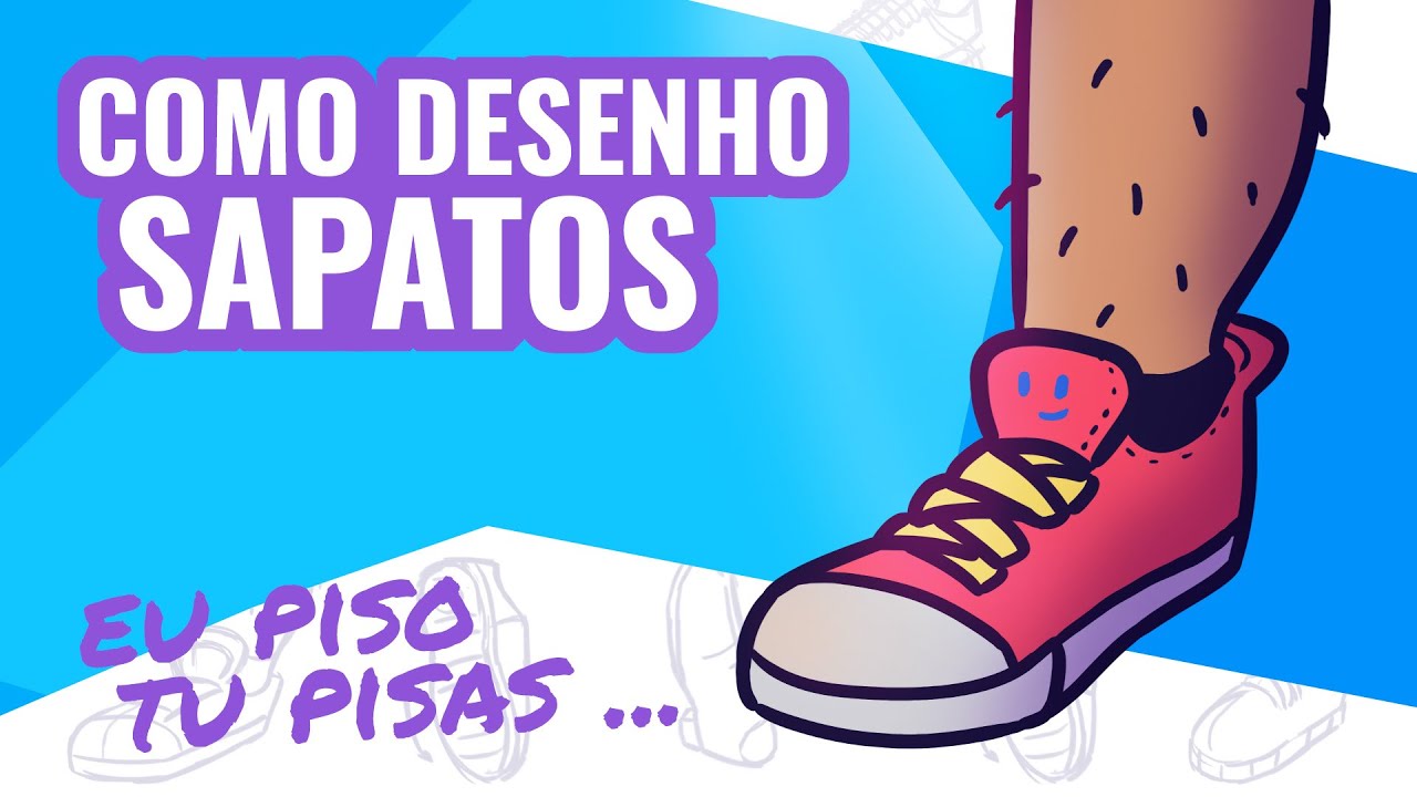 Cartoons 34 - Como desenhar sapatos cartoons
