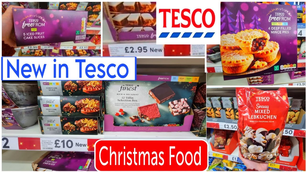 TESCO Christmas Food 2025 | New Festive  Treats Arrivals in UK Supermarket 
