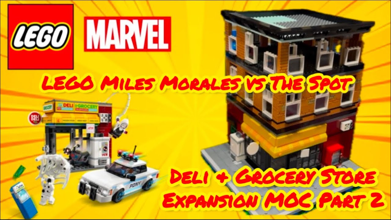 Big Progress: Expanding the Deli & Grocery Store from Lego 76311 - Miles Morales vs The Spot Part 2