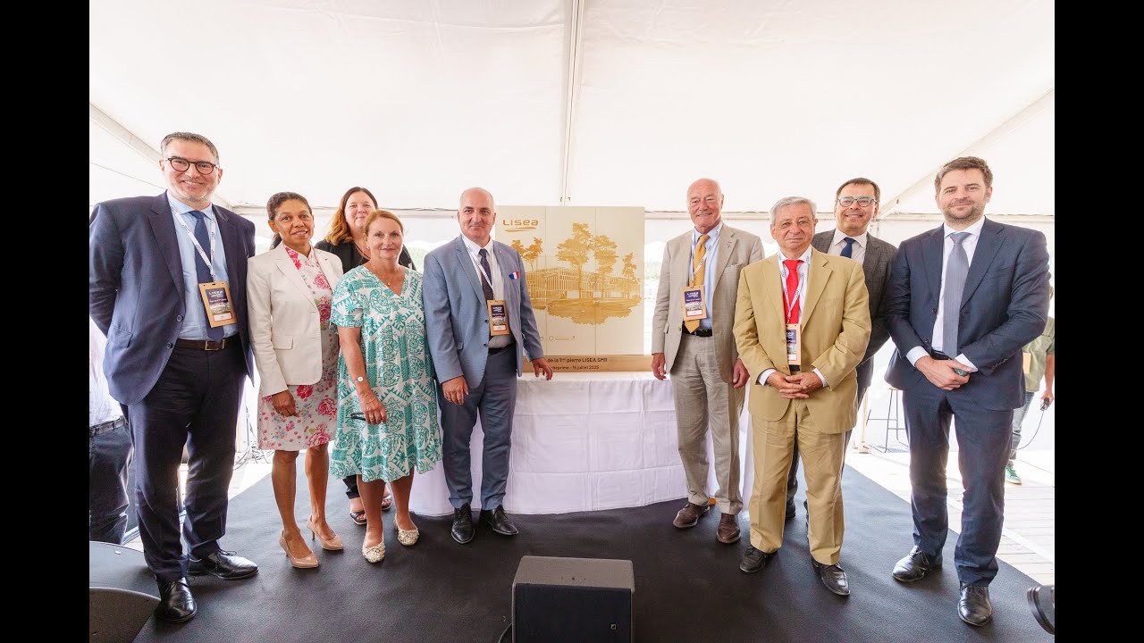 Cérémonie de Pose de la première pierre - SMR LISEA à Marcheprime