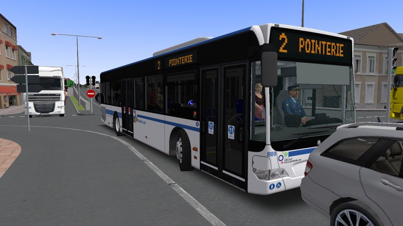 OMSI 2 - MERCEDES CITARO FACELIFT ZF €5 / - LIGNE 2 DESTINATION POINTERIE AVEC QUELQUE KICKDOWN !!!