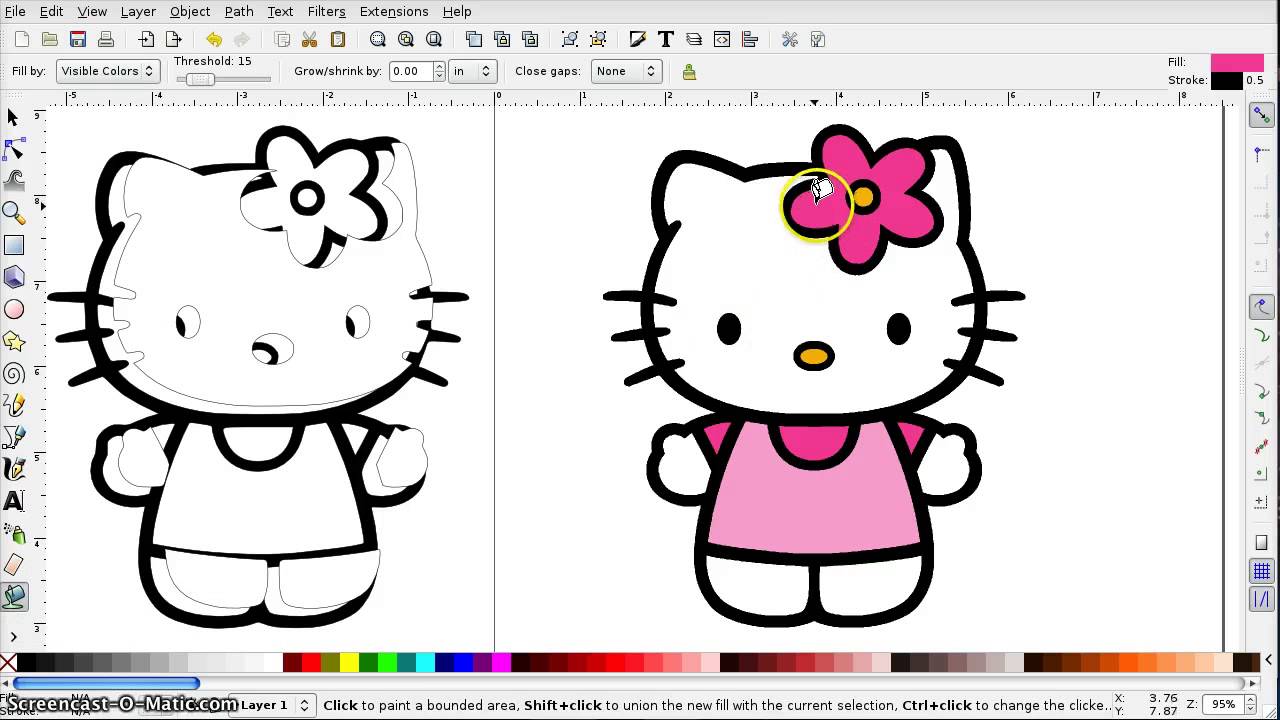 How to Create an SVG from a Color Image in Inkscape
