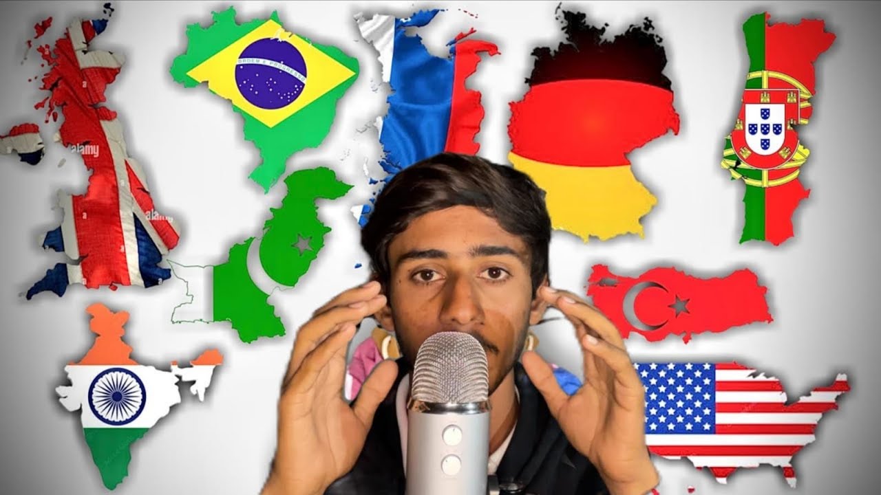 ASMR DIFFERENT COUNTRIES NAMES 🌍✨