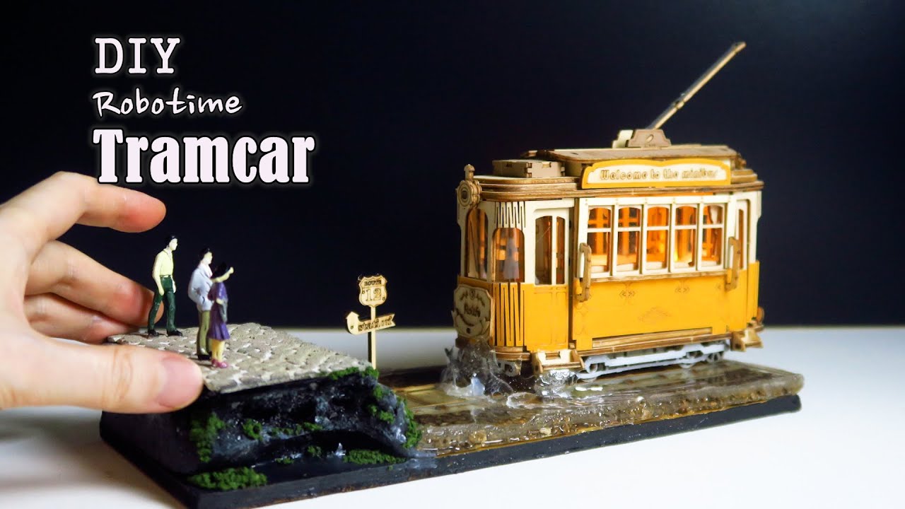 DIY Miniature Dollhouse Kit/Tramcar TG505/로보타임 트램카/Robotime miniature minirose 미니어처 미니로즈