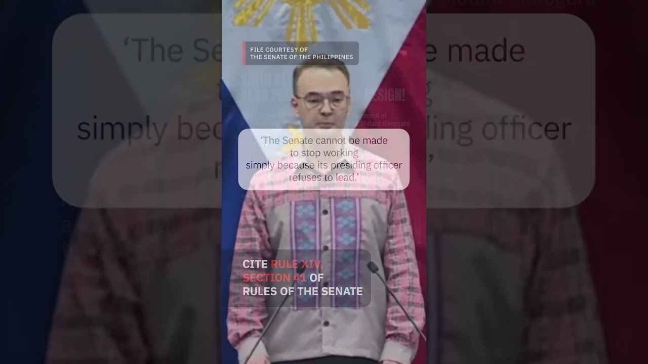 Alan Cayetano should resign as Senate president, says minority bloc
