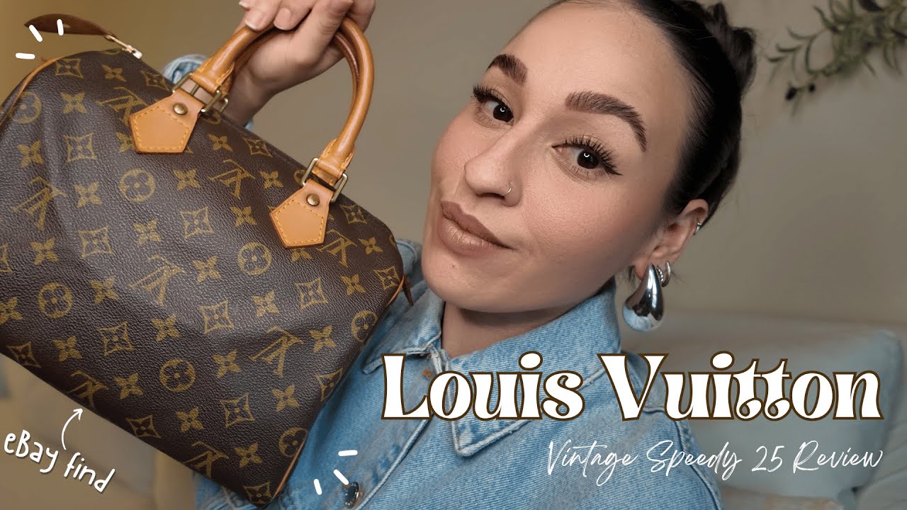 👜 Vintage Louis Vuitton Speedy 25 Review | My Shocking eBay Find, Was it Worth it?!