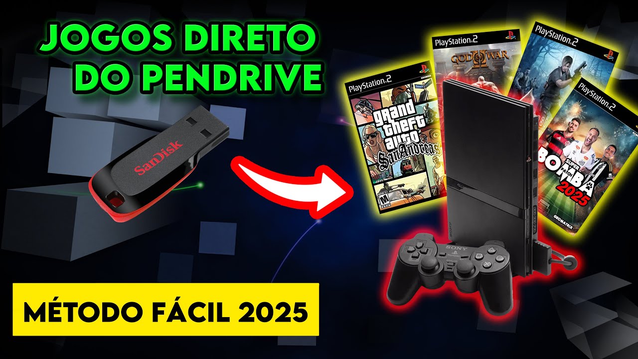 JOGUE PS2 DIRETO DO PENDRIVE! Tutorial COMPLETO do OPL + CAPAS (2025)