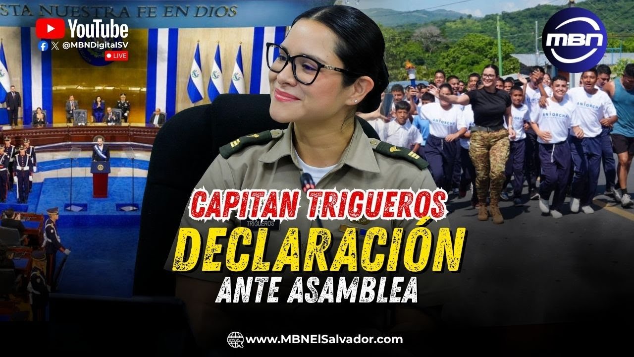 Capitán Trigueros del Gobierno de Bukele Rinde Declaraciones ante la Asamblea
