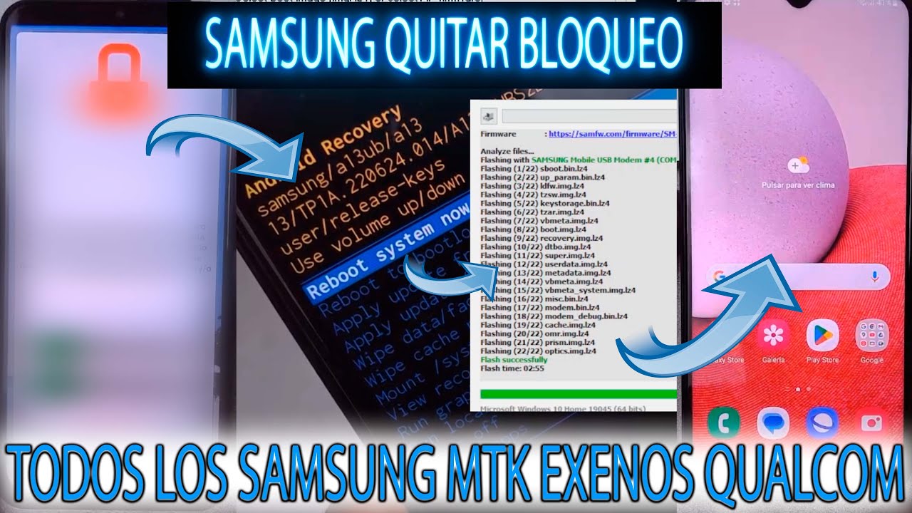SAMSUNG QUITAR DE RAIZ BLOQUEO CANDADO BIEN EXPLICADO TODOS LOS MODELOS A10 A20 A30 A50 A70 S10 S20