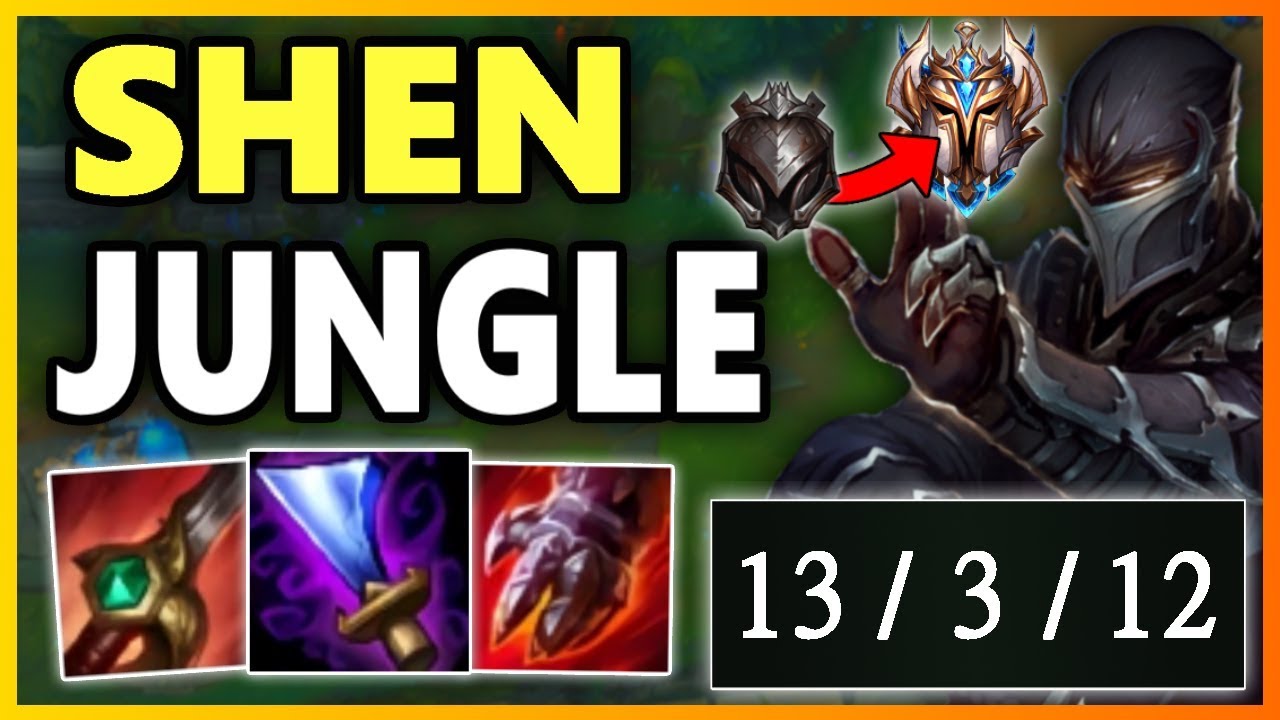 HOW TO CARRY WITH BRUISER SHEN JUNGLE! - Season 9 Shen Jungle Gameplay | Unranked to Challenger EP 1