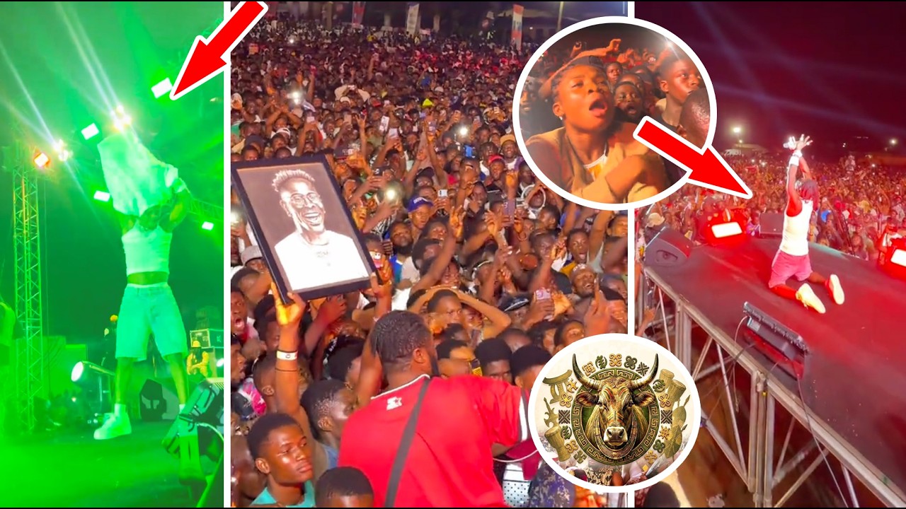 Crazy Moment🔥Shatta Wale remove shirt for Kumawu Festival n Medikal 😲