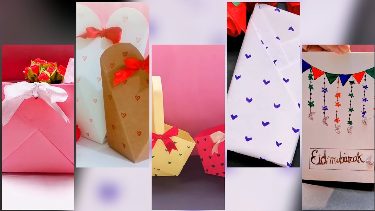 Easy craft ideas / Paper craft / How to make /miniature craft / Card ideas /diy / Diy gift box