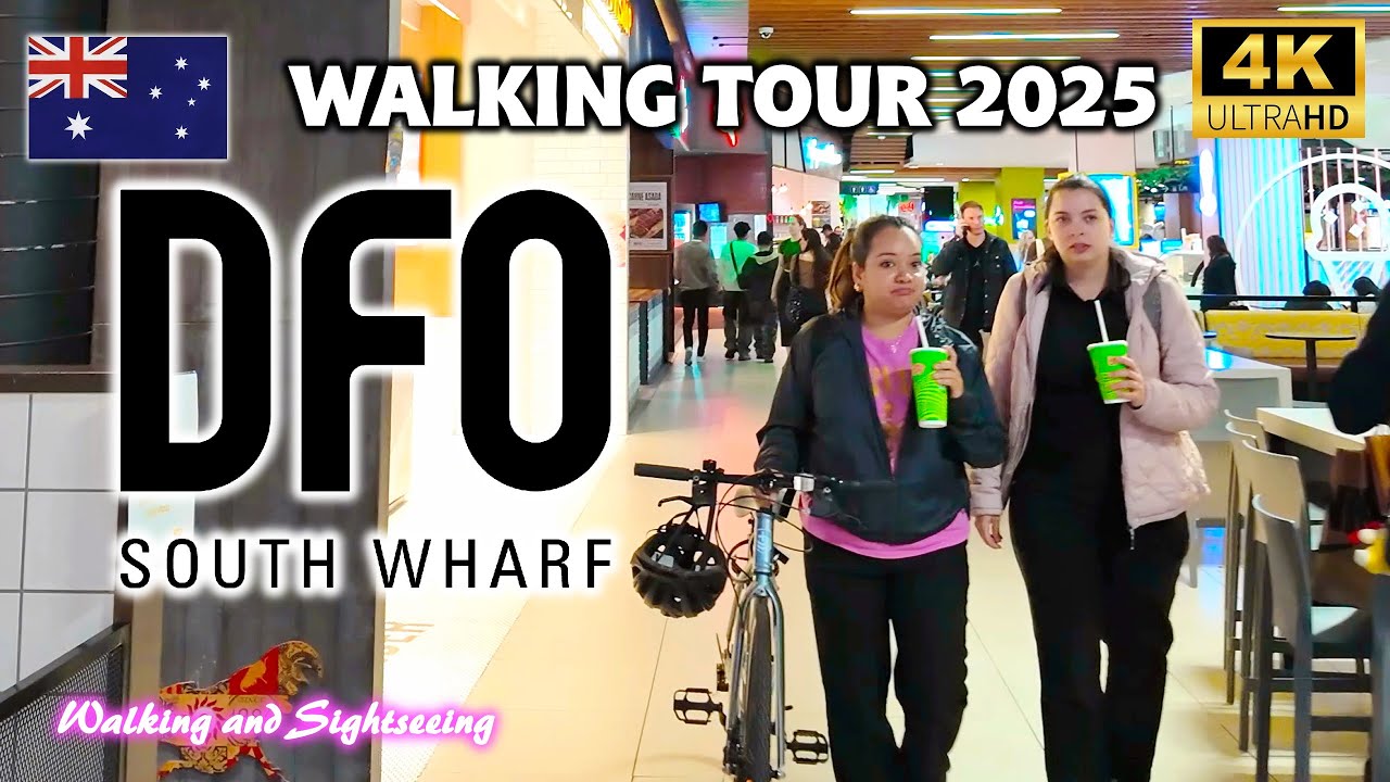 DFO South Wharf Shopping Centre | Walking Tour 2025 4K | Melbourne Australia | Bargains & Fashion