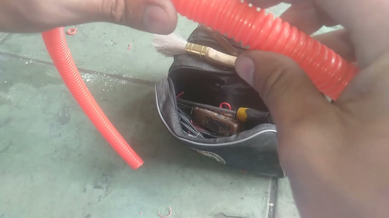 paano mag dugtong Ng flexible hose na Di gagamit Ng electrical tape