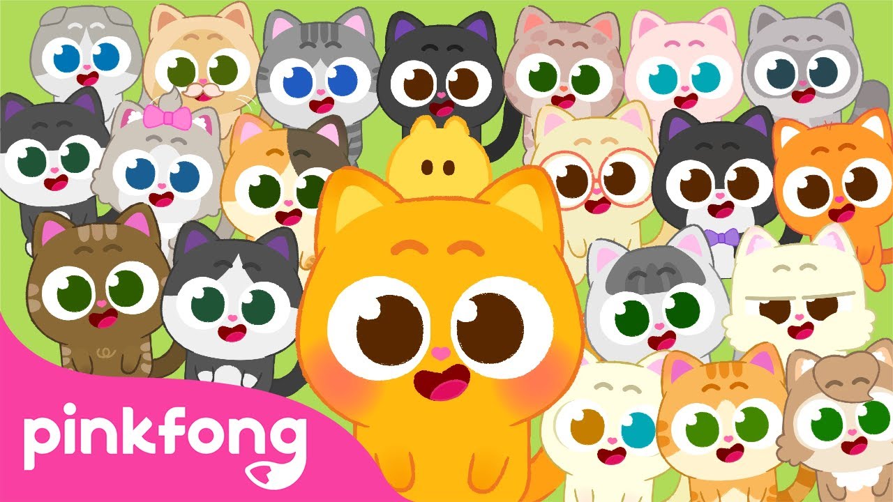 [✨ Ninimo Special] 100 Little Ninimos⁉️ | Cat Song | Meow Meow | Pinkfong Official