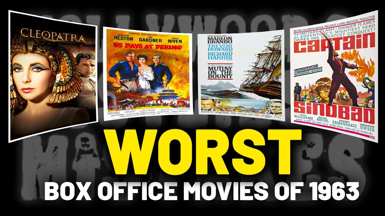 The 13 Worst Box Office FAILURES of 1963: Hollywood's Costliest Mistakes